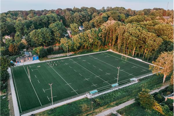 Aménagement terrain de rugby synthétique - Sportinfrabouw NV